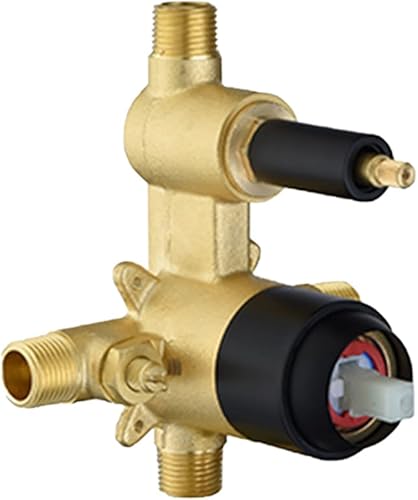 Miniatura 8 de Mezclador de lluvia de baño de 10 pulgadas, conjunto combinado de ducha montado en celda de lluvia, sistema de cabezal de ducha con acabado negro