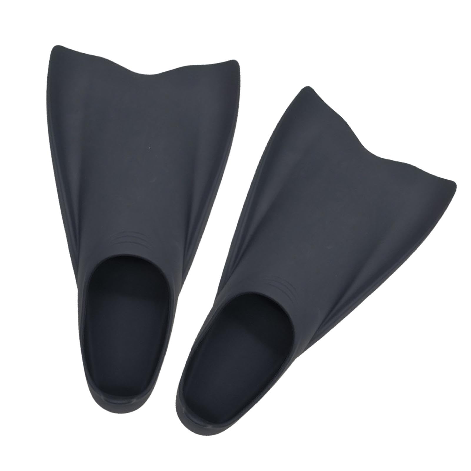 Pinne da allenamento per nuoto, pinne corte in silicone per uomini e donne, pinne galleggianti per gli amanti del nuoto e gli appassionati di sport acquatici