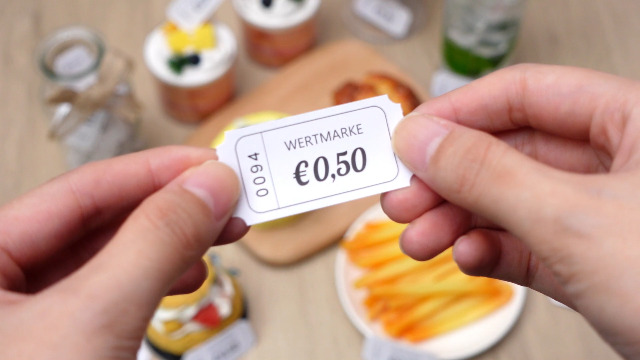 Nezyo Rouleau De 1000 Jetons Alimentaires 1€ - Tickets Repas Numérotés Pour Bars, Mariages, Événements