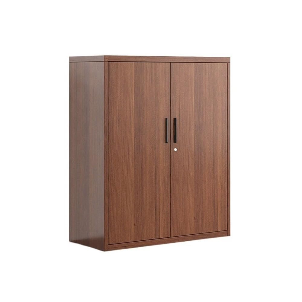 AYCDL Filing Cabinet 0.8MM Steel File Cabinet Office Data File Cabinet with Lock Cabinet Storage Short Cabinet Imitation Wood Grain Bookcase Drawer File Cabinet,size_name-Large