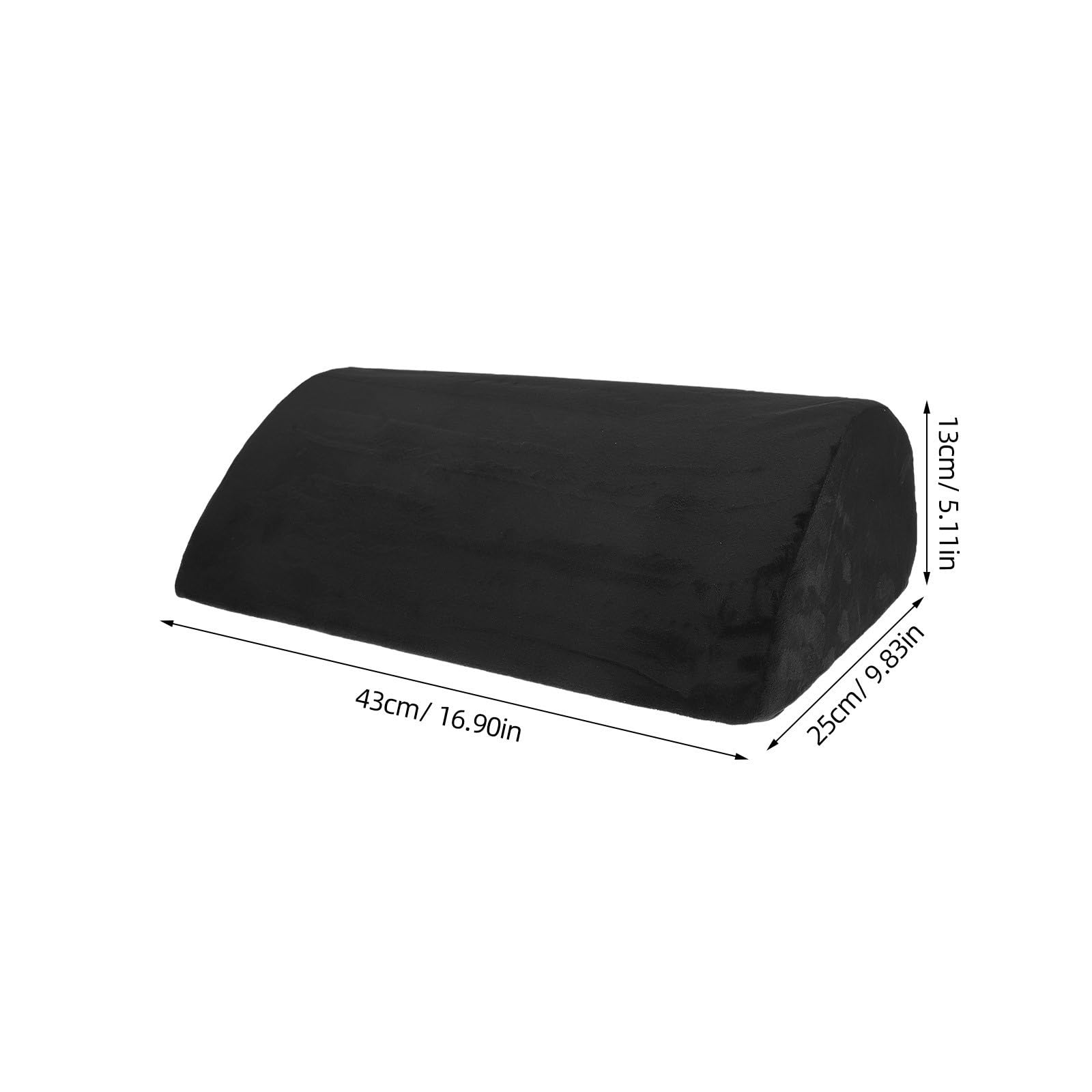 SHINEOFI Reposapiés Ergonómico de Espuma Viscoelástica con Asa, Soporte Estable y Funda Lavable para Uso en Casa y Oficina, Diseño Portátil Rectangular