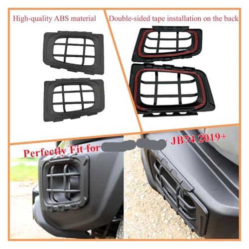 Protector de faros antiniebla ABS resistente para Suzuki Jimny JB74 2019-2024 4
