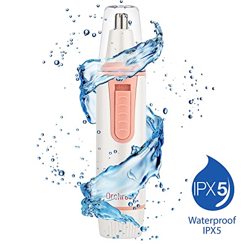 Nose Hair Trimmer For Women, Professional Painless Ear And Nose Trimmer For Women, Battery-Powered Womens Nose Hair Trimmer, Precision Lady’s Ear Hair Trimmer With Ipx5 Waterproof, Battery Included #TOP4