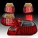 AmeriLite 2 Door L.E.D Taillights Red/Smoke 4Pcs for BMW 3 Series E46 - Passenger and Driver Side
