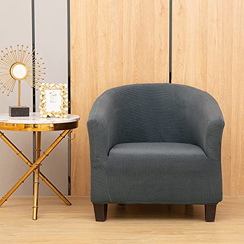 Bestenrose Sesselhusse Sesselbezug Stretch Sesselschoner Elastisch Jacquard SesselüBerwurf mit Armlehnen für Cafe Stuhl Clubsessel Relaxsessel Stretch Husse Cover
