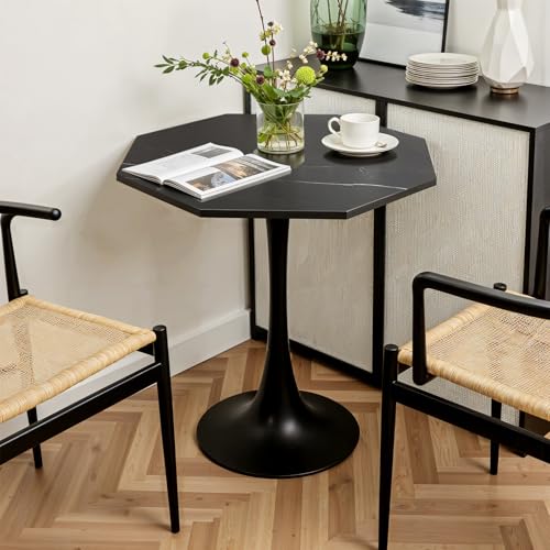 MyVoice 31.5" Octagonal Tulip Dining Table – Unique Geometric Dining