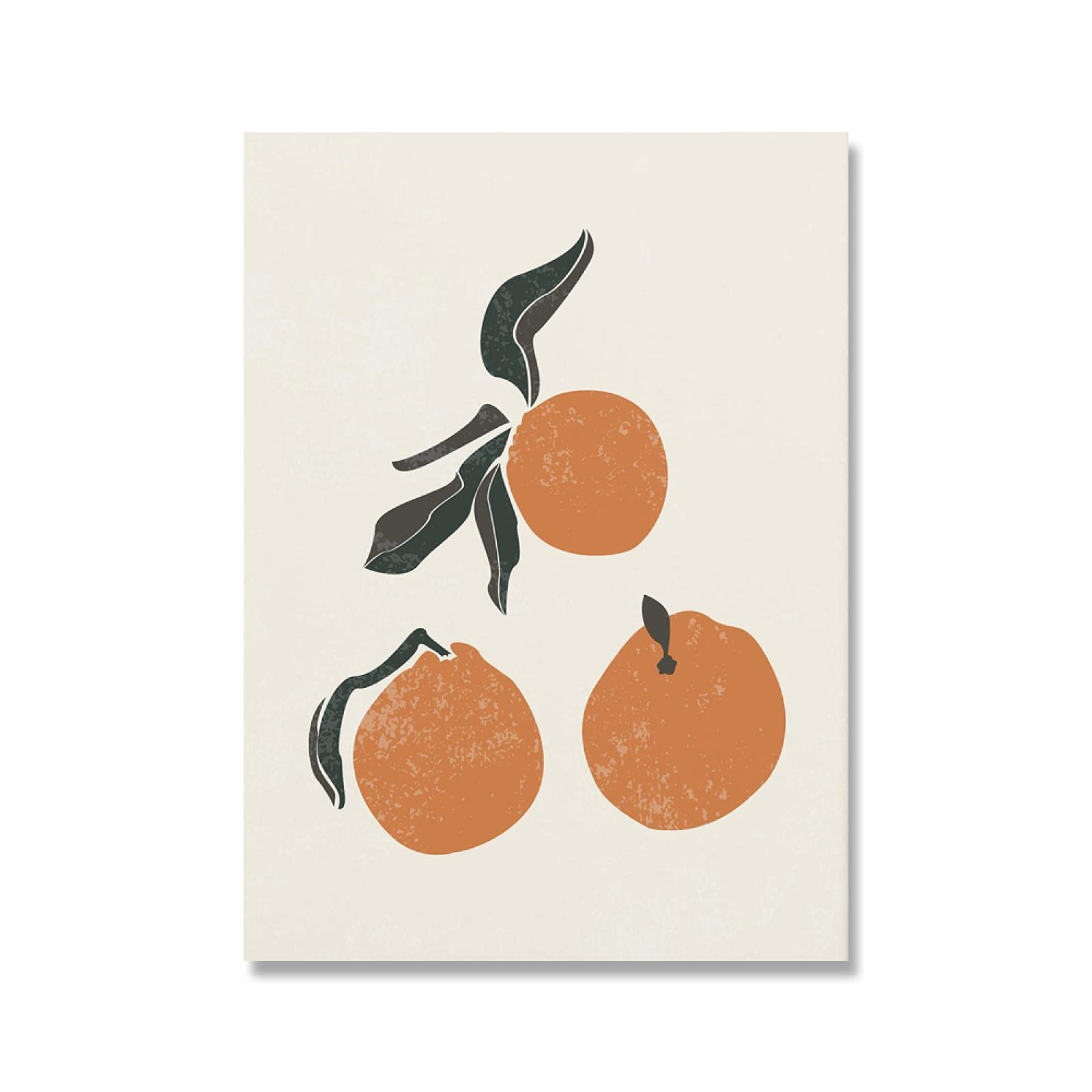 Visual Art Decor 3 Quadri Da Parete Per Cucina: Frutta Arancione E Limone, Tela Incorniciata 30x40 Cm, Pronti Da Appendere