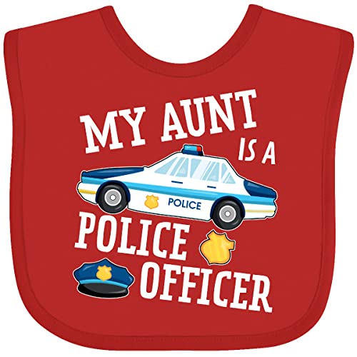 inktastic My Aunt Is a Police Officer Baby Bib