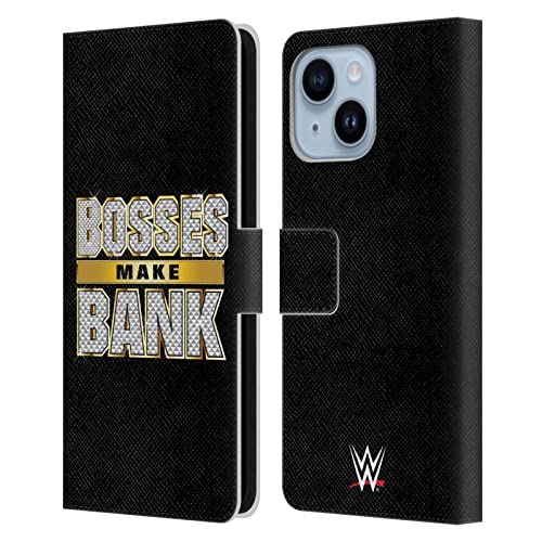 Étui WWE Sasha Banks iPhone 14 Plus housse portefeuille cuir protection