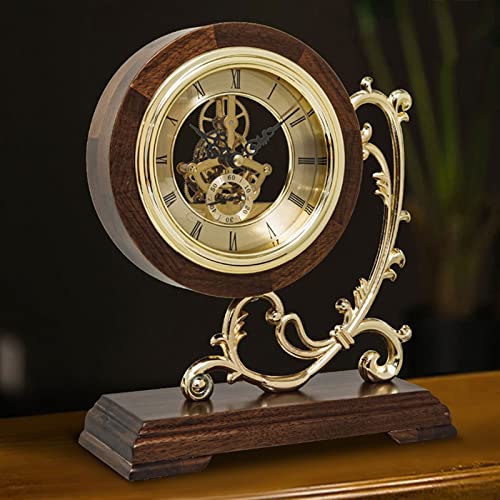 Reloj de madera de diseño exquisito para decorar salones elegantes 6
