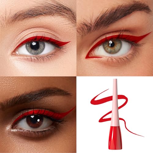 Boobeen Liquid Eyeliner Pen, Colored Eye Liner Waterproof Smudge Proof, Eyeliner Ink Liner with Precision Tip for Bold Eye Looks - Image 3