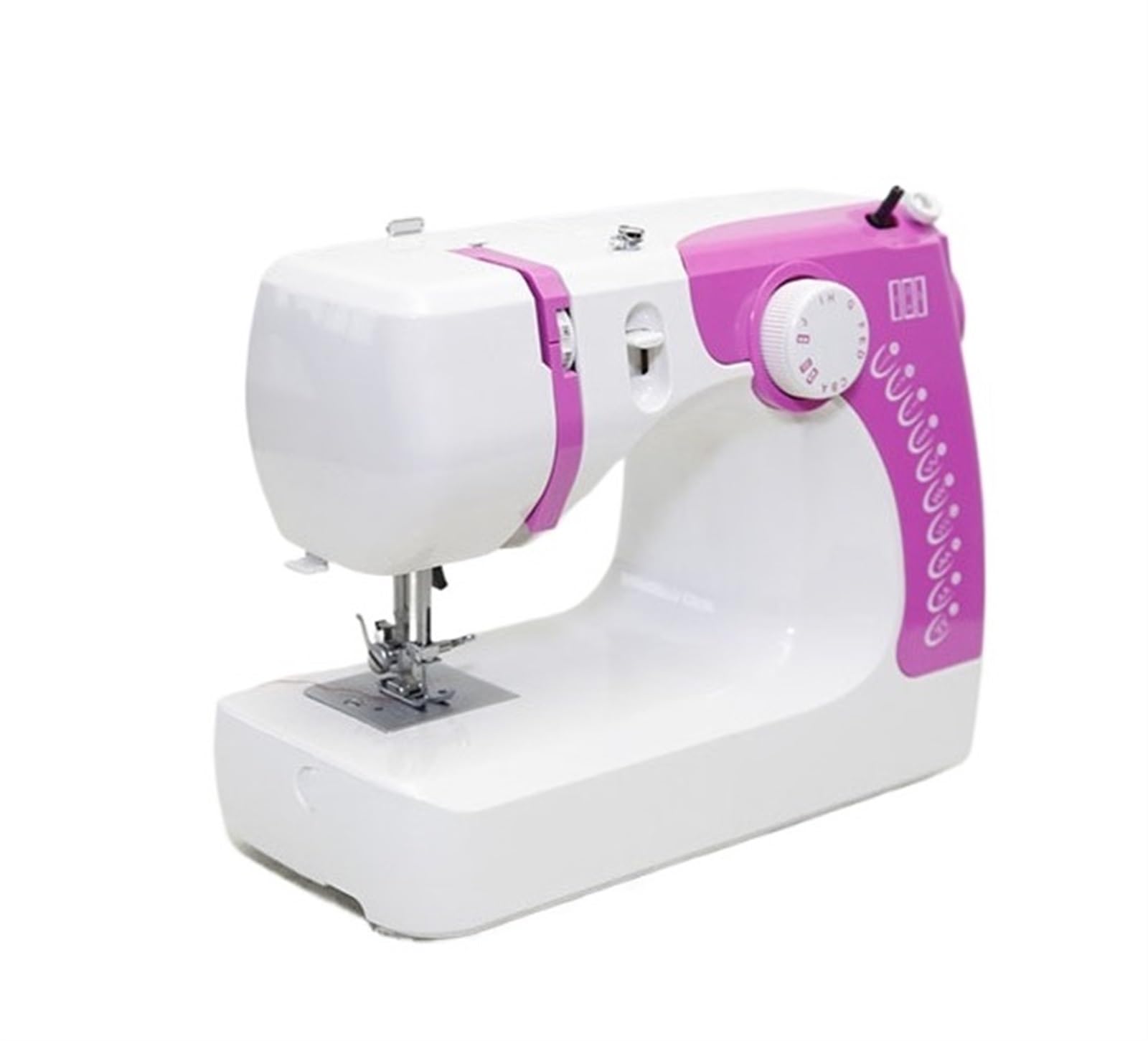 Edede Roze Sewing Machine, Fully Automatic Electronic Portable Multifunctional Sewing Machine Electric Desktop Pocket Small Household Sewing Machine(Roze)