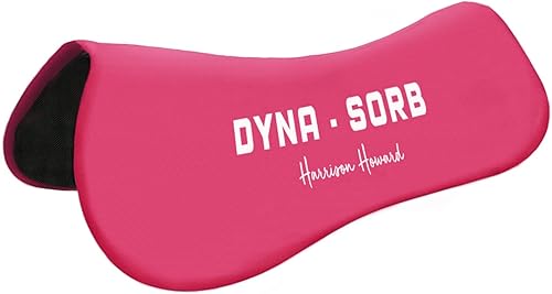 Harrison Howard Dyna-Sorb - Almohadilla de media silla de montar con memoria de absorción de impactos para caballo