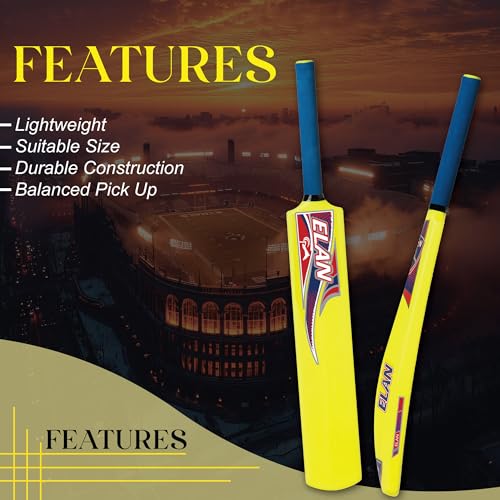 Image of Elan Polymer Cricket Bat, Size 2, Kids Sports Equipment