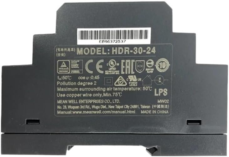 HDR-30-24 DC 24V 1.5A 30W Ultra Slim Step Shape DIN Rail Power Sup