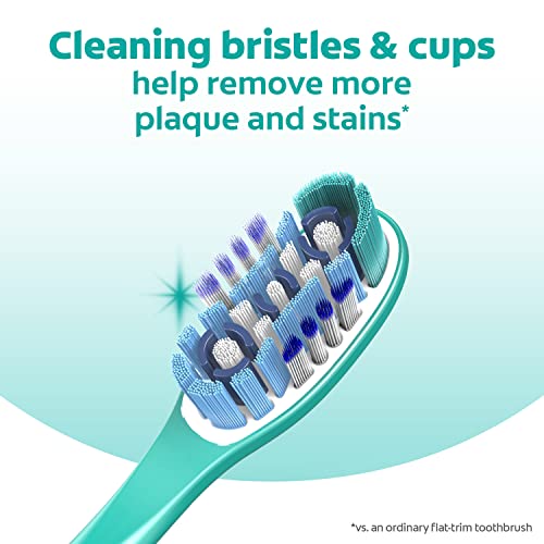 colgate 360 whole mouth toothbrush adult toothbrushes medium bristles helps remove bad breath bacteria and plaque medium toothbrush pack includes cheek and tongue cleaner 4 pack