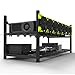 Veddha V3C 8-GPU Mining Case Aluminum Stackable Mining Rig Open Air Frame Case with Fan Mount - Ethereum(ETH,ETC)/ZCash(ZEC)/Monero(XMR)/Bitcoin(BTC)/Siacoin(SC)