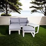 OUTLIV. Modulares Bistroset Oscar Hellgrau