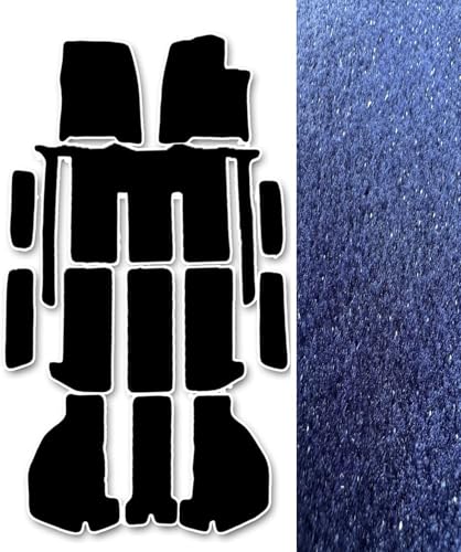 Lacaca トヨタ 新型 アルファード ヴェルファイア 40系 7人乘用 星空 フロアマット + ラゲッジマット + ステップマット 傷防止 防水 カー用品 取り付け簡単