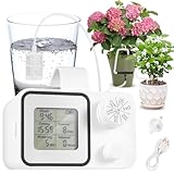 Automatic Drip Irrigation Kit,Ofloton 15 Potted Indoor Houseplants Support,Indoor Automatic Watering System for Plants,with Digital Programmable Water Timer