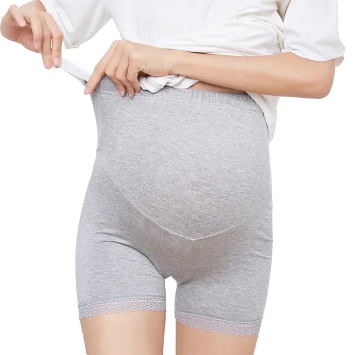 Image of HEADBUTT Women's Under Dress Pregnancy Short Leggings Yoga Maternity Shorts Over The Belly
