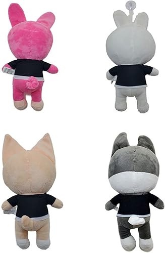 Vista 5 de Muñeco de peluche de 8 piezas, creativo juguete de peluche suave de dibujos animados, regalo para fanáticos, decoraciones de fiesta coleccionables