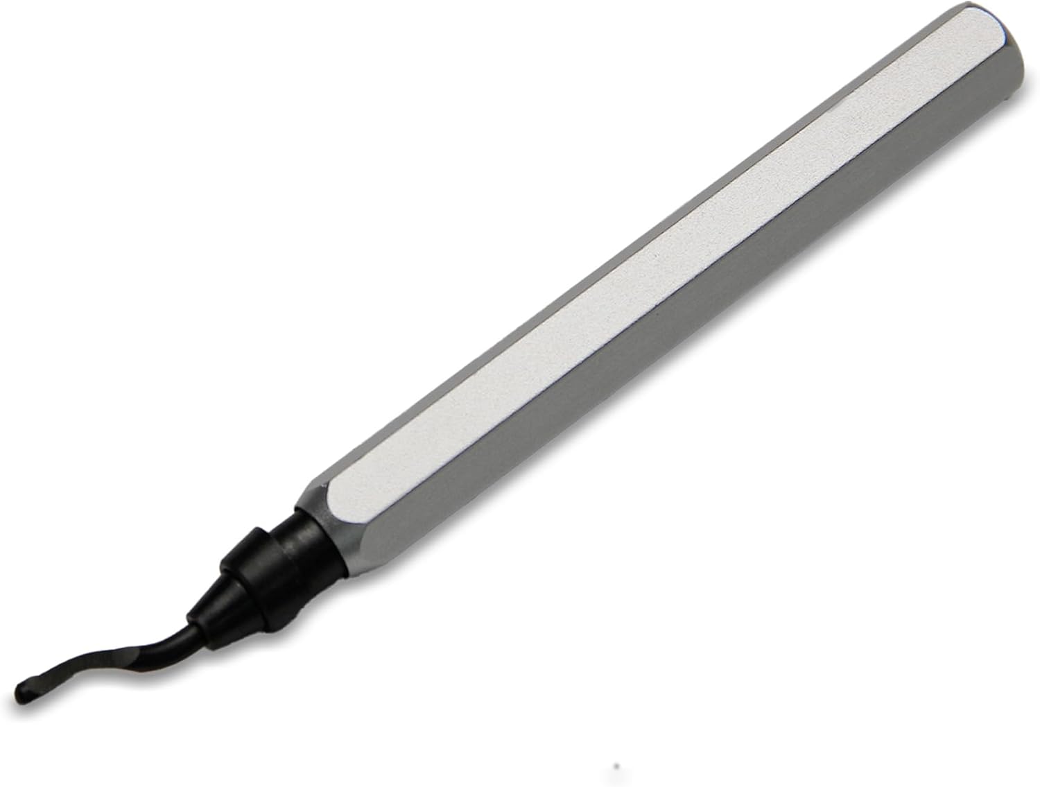 TMAX Deburring Tool With 10 pc High Speed Steel Blades and a Silver Hand,Works On Metal, Resin, PVC Pipes, Copper, Plastic and 3D Printed Edge