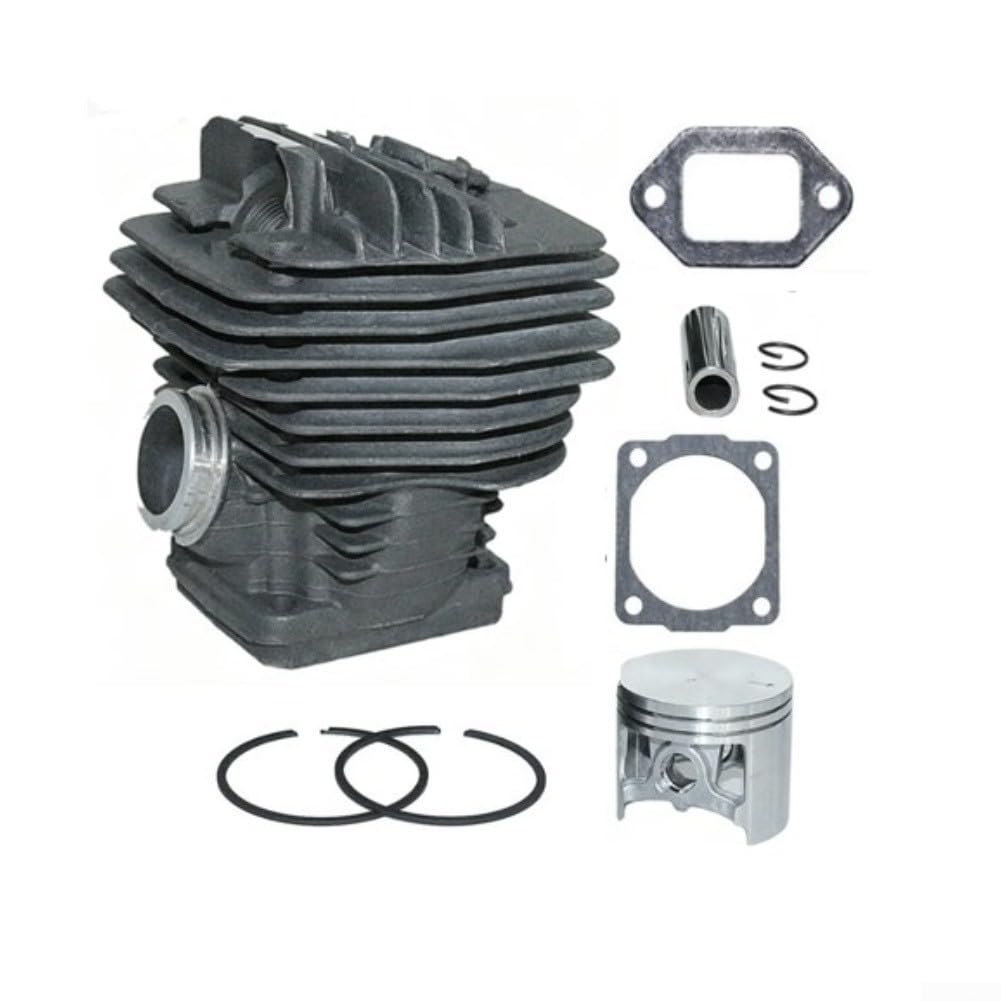 Kit de cilindro de 56 mm para motosierra MS660 066 Big Bore para pistón Anillo Junta Set Piezas de reparación del motor Plata