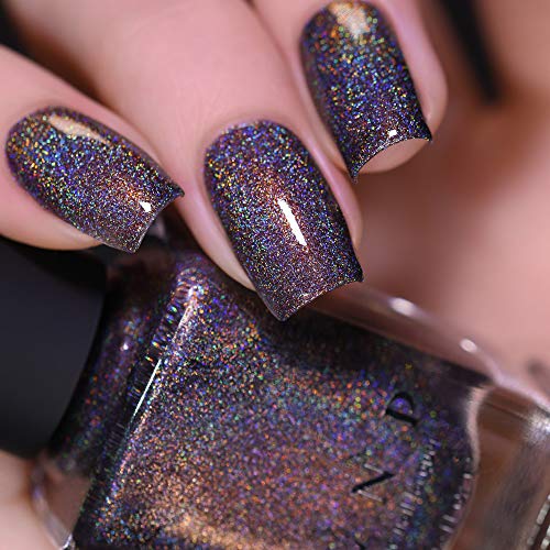 Image of ILNP Stay Hidden - Smokey Grey Holographic Nail Polish