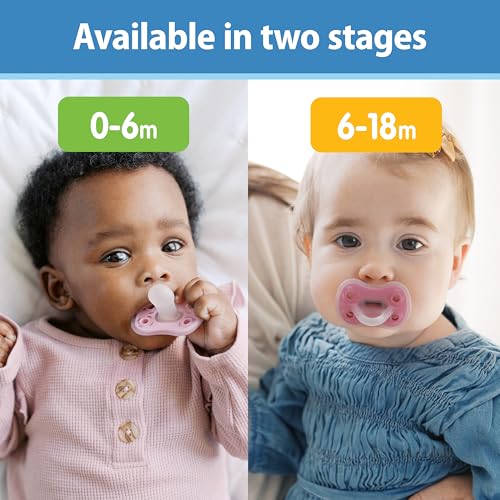 Dr. Brown's Advantage One-Piece Silicone Baby Pacifier, 0-6m, 4-Pack - image 8