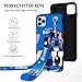 iPhone 13 case with HD Screen Protector, Cute Stitch Cartoon 3D Character Silicone Cover Case for Apple iPhone 13 6.1