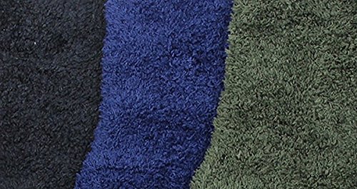 Image of Stanzino 6 PAIRS WOMEN COZY FUZZY NON SKID STRIPES SUPER SOFT WINTER SLIPPER SOCKS 9-11