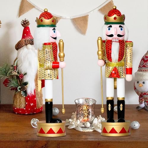 Casse-noisette de Noël pour cheminée et décoration de table chaleureuse