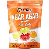 Agar Agar Powder 16 oz - Vegan (Vegetarian) Gelatin - Non GMO, Gluten Free and Nutrient Rich - Substitute for Beef Mix - Unflavored.