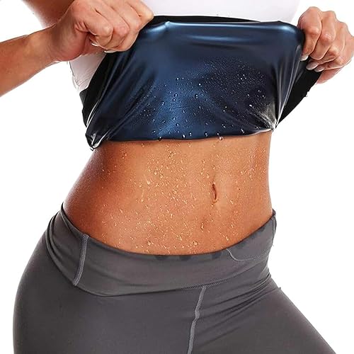 Cinta Regata Térmica Efeito Sauna Queima Gorduras Barriga Camiseta (Feminino, L/XL)