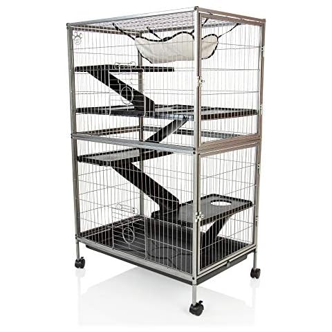 COZY PET Rodent Cage for Rat, Ferret, Chinchilla, Degu or other Small Pets, Large Rodent Cage RC02 (We do not ship to the Channel Islands.) Cover