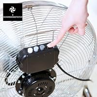 Taurus Ventilator | Alpatec SIROCCO 18 | 120 W | 45 cm Durchmesser | Chrom – Ansicht 3