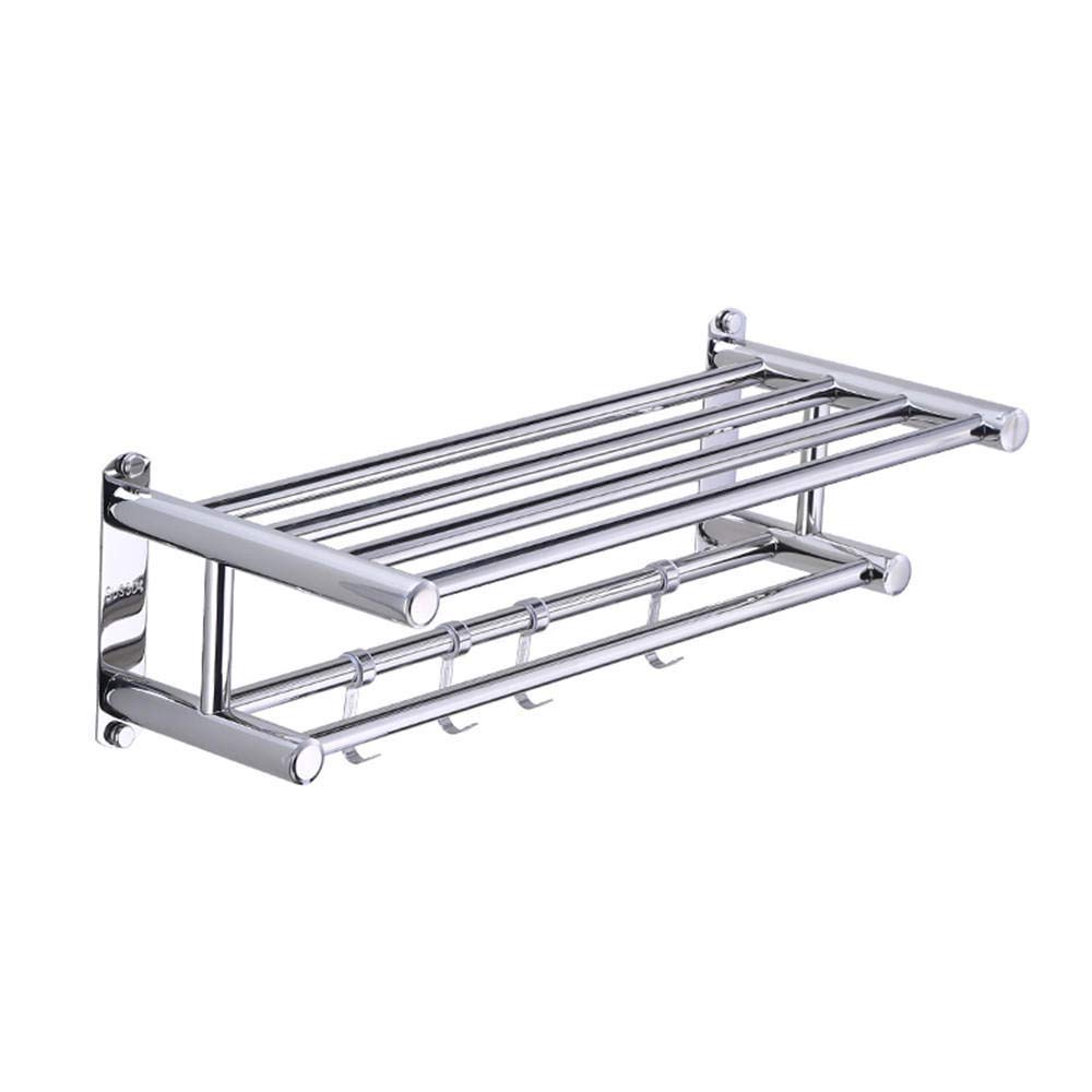 Porte-serviettes de 50 cm sans perçage pour éviter de trouer le carrelage