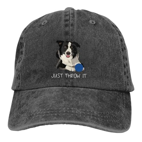 Casquette d'été rigolote Border Collie pour stopper l'éblouissement du soleil
