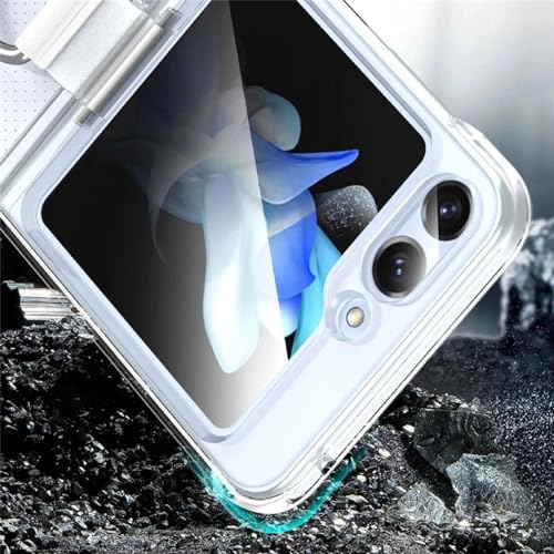 Coque Samsung Z Flip 3 rigide bleu marine idéale pour les appels - 5