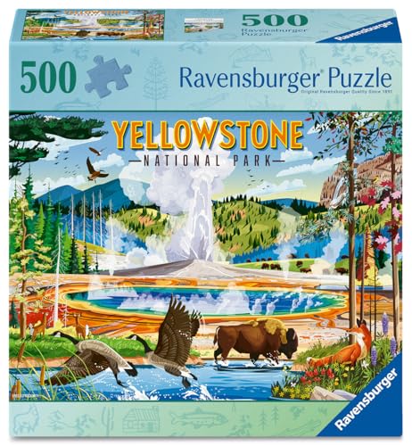 Ravensburger - Puzzle 500 pièces - Parc National de Yellowstone