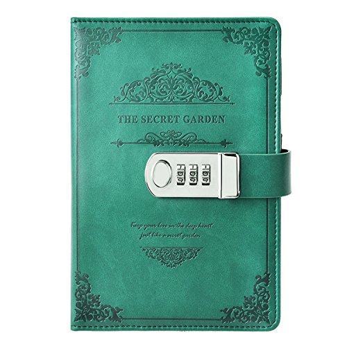 Boboki B6 鍵付き パスワード 日記帳 手帳 横書き ダイアリー 航海風 秘密ノート