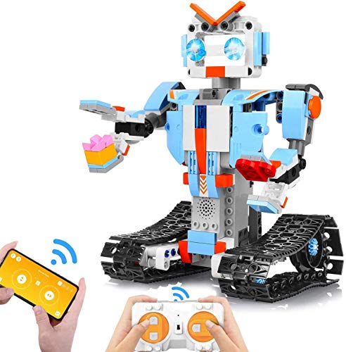 Yoland Building Blocks Robot Kits for Kids- Remote Control Engineering Science Educational Building Toys Kits for 8,9-14 Year Old Boys and Girls