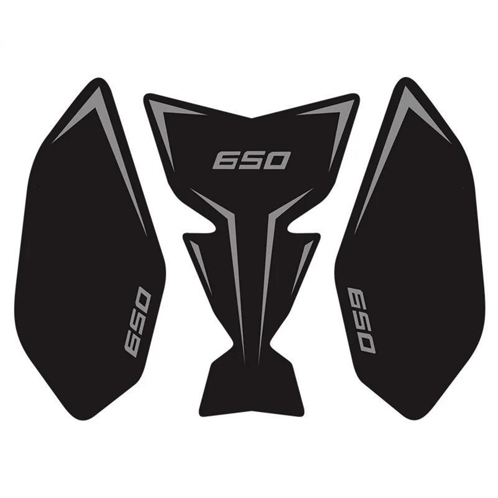 Motorcycle Tank Pad Stickers Side Gas Grip Protector Decal for Kawasaki for Ninja650 for Z650 2018-2025 Streetfighter(Color10)