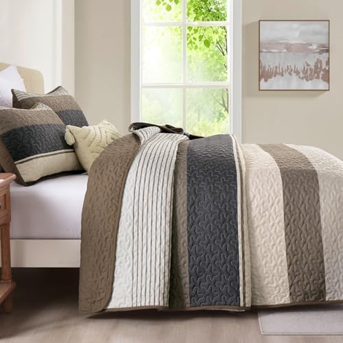 WONGS BEDDING Tagesdecke 220x240 mit 2 Kissenbezüge 50x75 Set – Ansicht 3