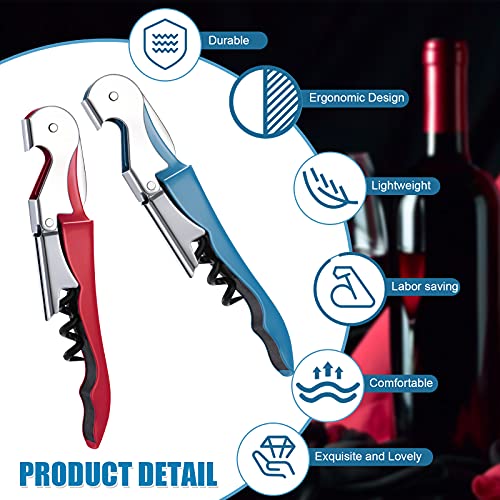 image for BBTO Waiter Corkscrew Wine Openers Wine Key for Bartenders Multi Color