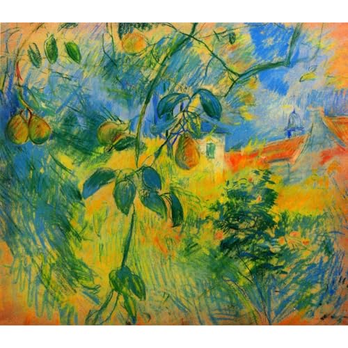 Toile Poires par Morisot 76x101 cm haute définition