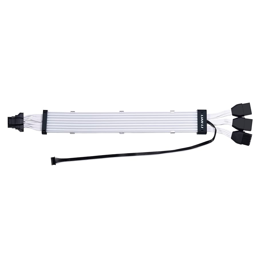 新品Lianli Strimer Plus 16Pin - 3x8Pin V2 Amazon | LIANLI ARGBエクステンションケーブル STRIMER PLUS
