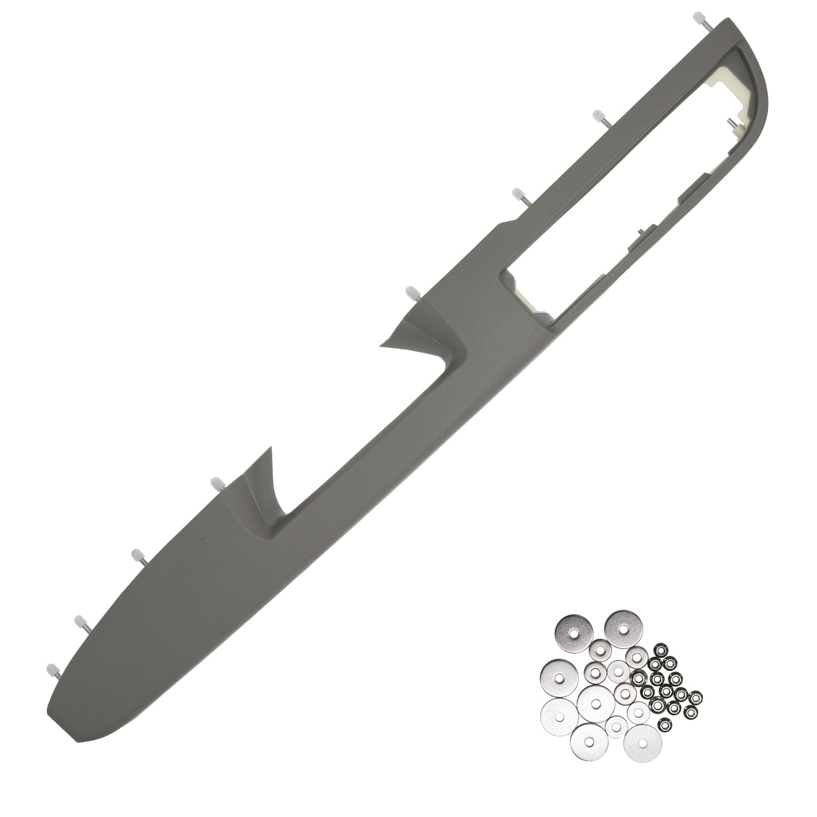 front driver side door armrest handle fit for select 2010-2014 chevy/gmc models gray 80994