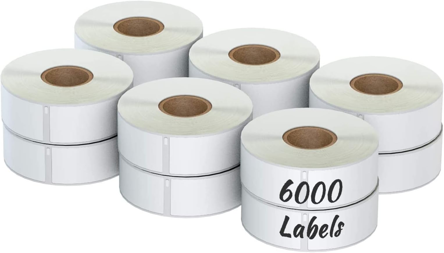 DYMO Compatible Direct Thermal Labels - 1" X 2-1/8" Size, 500 Labels Per Roll - Multipurpose